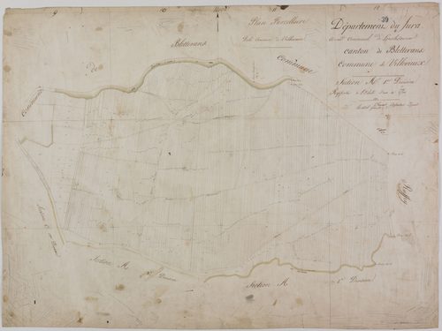 Villevieux, section A, feuille 1.