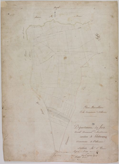Villevieux, section A, feuille 2.
