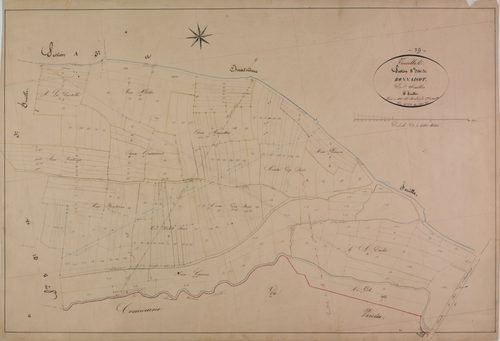 Vincelles, section B, Bonnaisot, feuille 4.