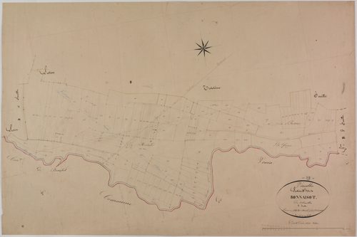 Vincelles, section B, Bonnaisot, feuille 2.