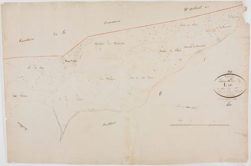 Viry, section D, le Lac, feuille 1.géomètre : Rosset