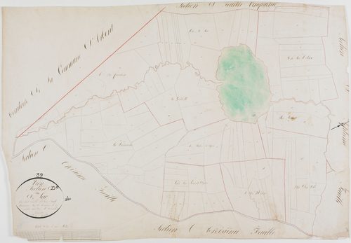 Viry, section D, le Lac, feuille 8.géomètre : Renardet
