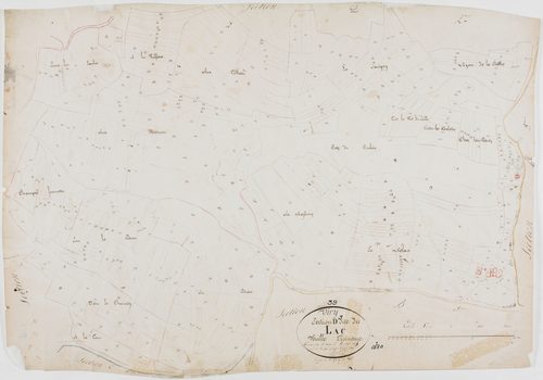 Viry, section D, le Lac, feuille 3.géomètre : Rosset