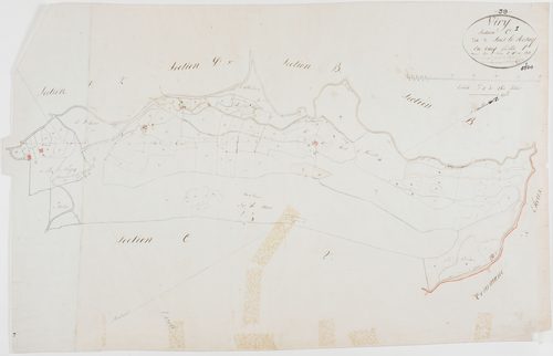 Viry, section C, Sous le Rosay, feuille 1.géomètre : Rosset