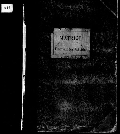 Matrice des propriétés bâties.