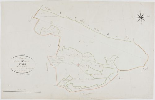 Voiteur, section B, Byards, feuille 4.géomètre : Prost