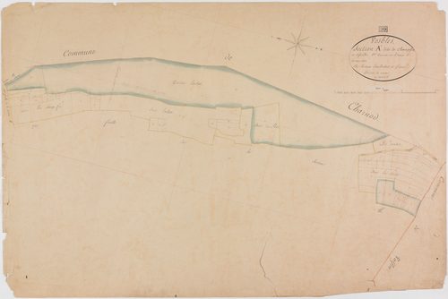 Vosbles, section A, Champ-Fin, feuille 1.géomètre : Sauldubois et Grenier
