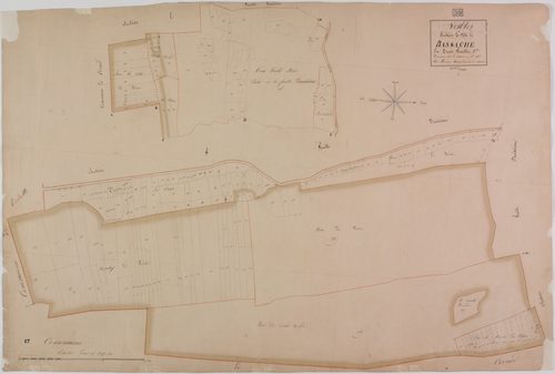 Vosbles, section E, Bassache, feuille 3.géomètre : Grenier