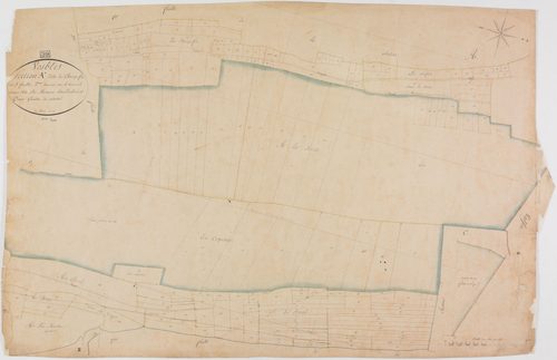 Vosbles, section A, Champ-Fin, feuille 2.géomètre : Sauldubois et Grenier
