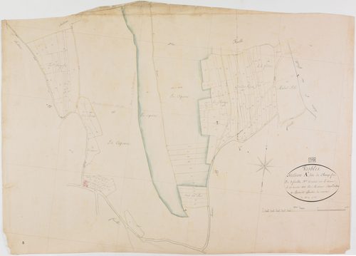 Vosbles, section A, Champ-Fin, feuille 3.géomètre : Sauldubois et Renardet