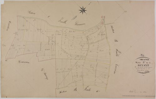 Vriange, section B, le Levant, feuille 5.