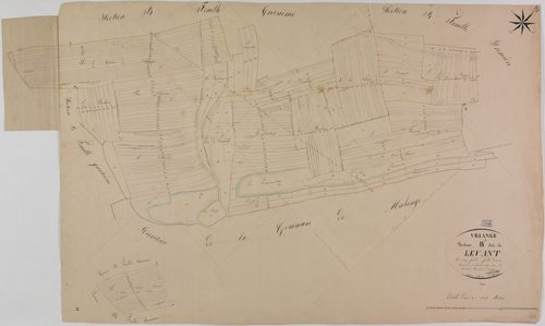 Vriange, section B, le Levant, feuille 2.