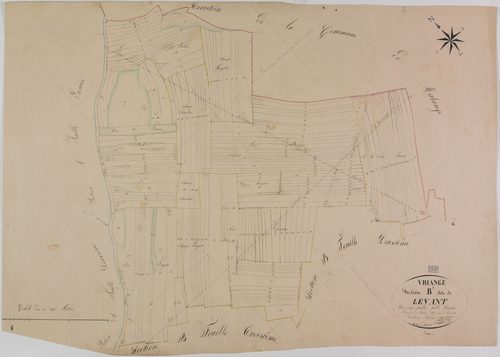 Vriange, section B, le Levant, feuille 1.