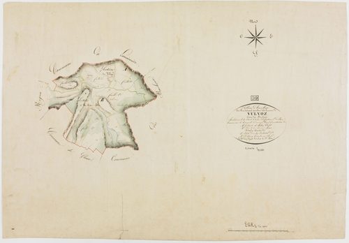 Vulvoz, tableau d'assemblage.géomètre : Trésy et Guyard