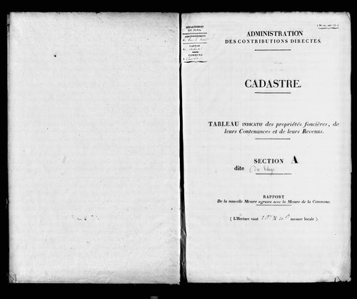 Etat de sections.