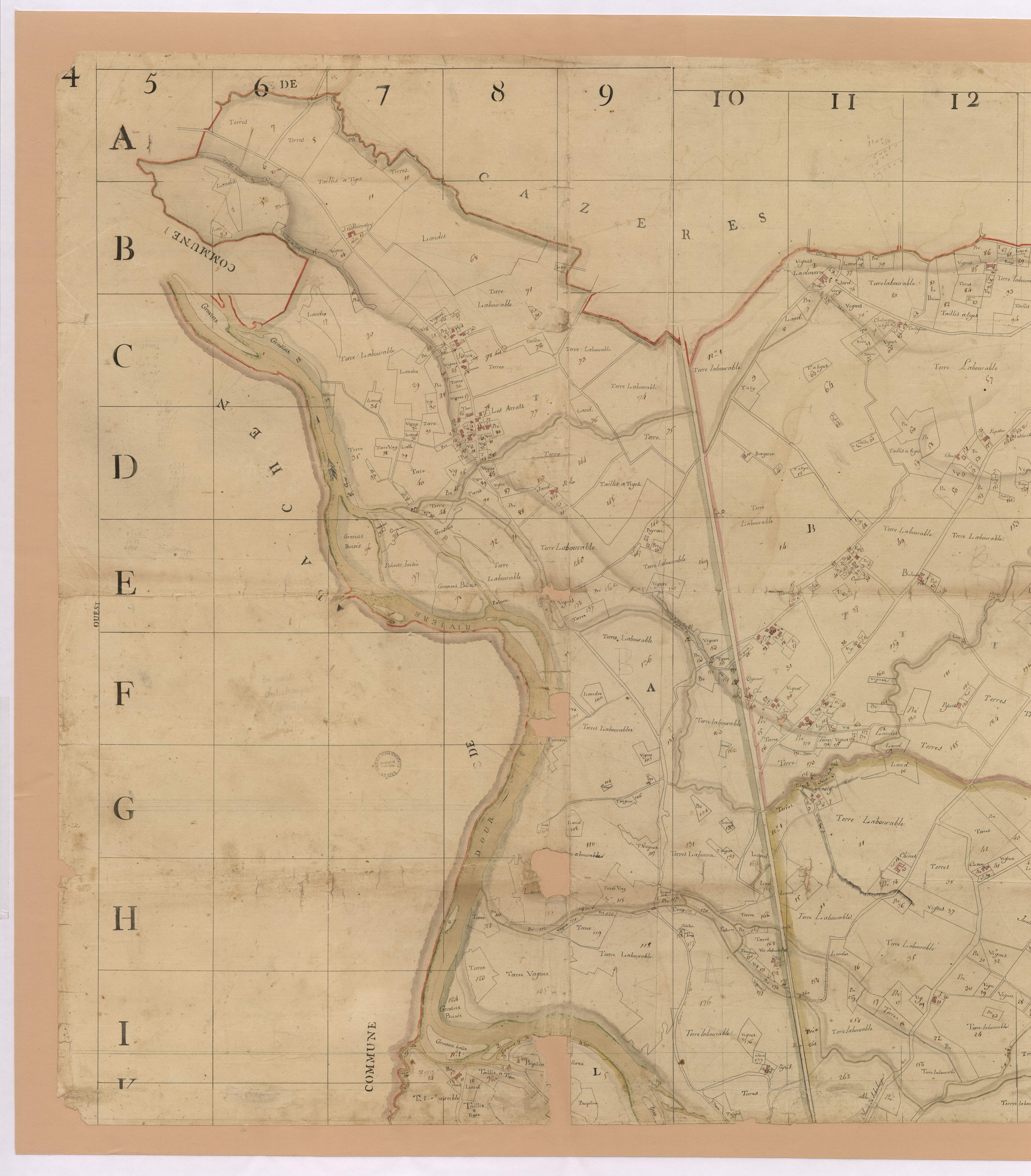 Aire-sur-l'Adour - [Plan géométrique de la commune d'Aire, 1re partie]