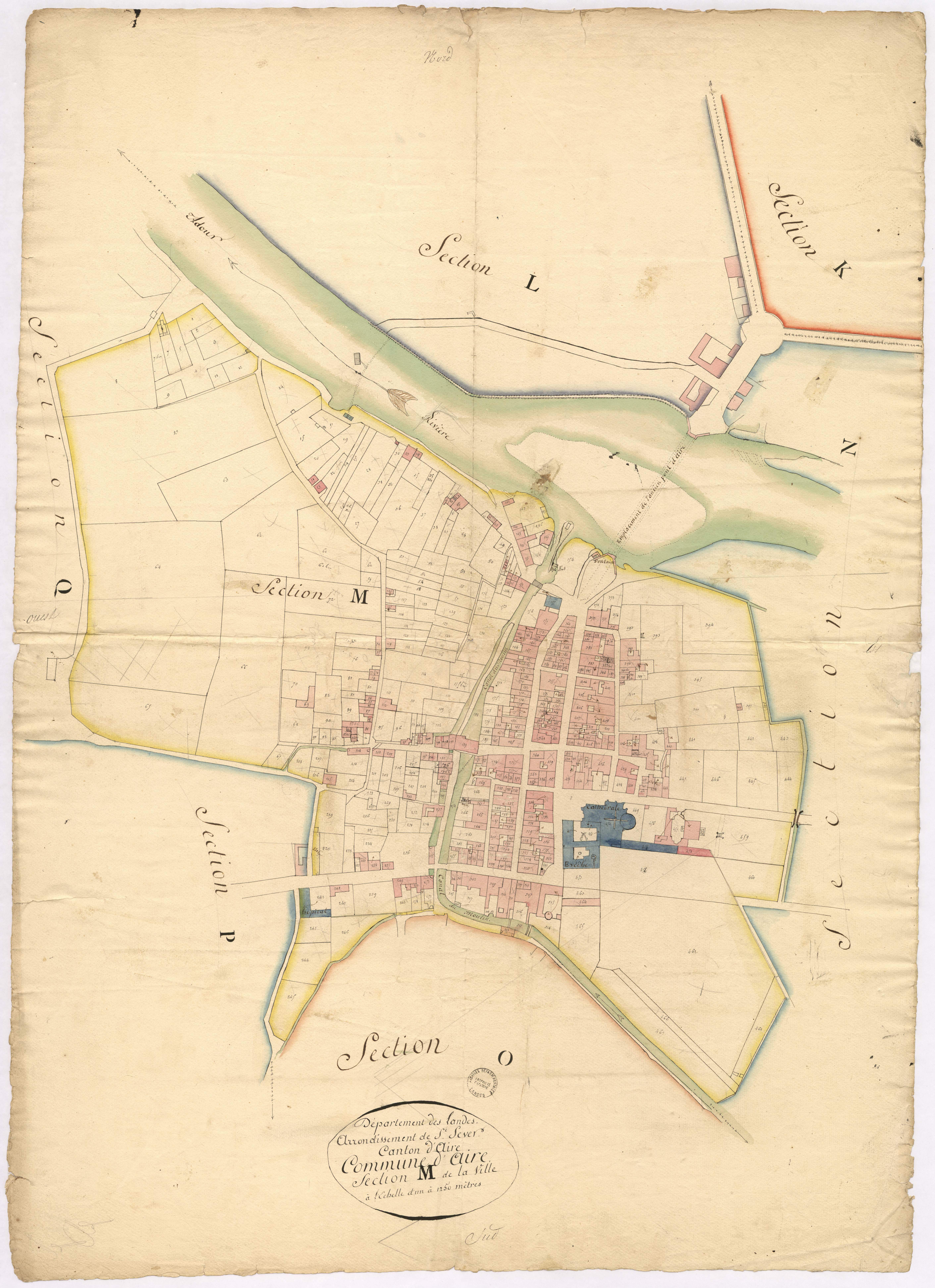 Aire-sur-l'Adour - Section M, de la Ville