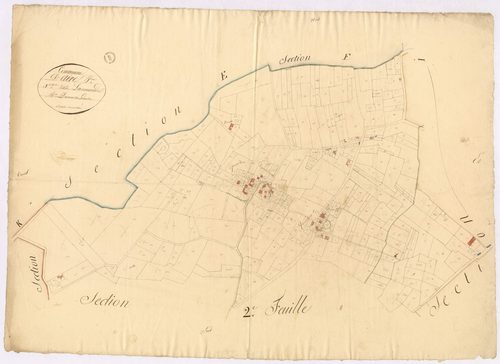 Aire-sur-l'Adour - Section J, dite de Lassarrade, 1re feuille, par Dumartin géomètre