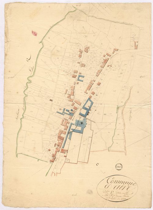 Aire-sur-l'Adour - Section P, dite du Mas, par Préneron géomètre
