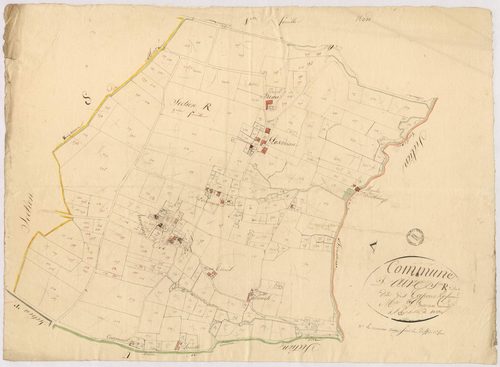 Aire-sur-l'Adour - Section R, dite des Capons et de Ferrande, 2e feuille, par Préneron géomètre