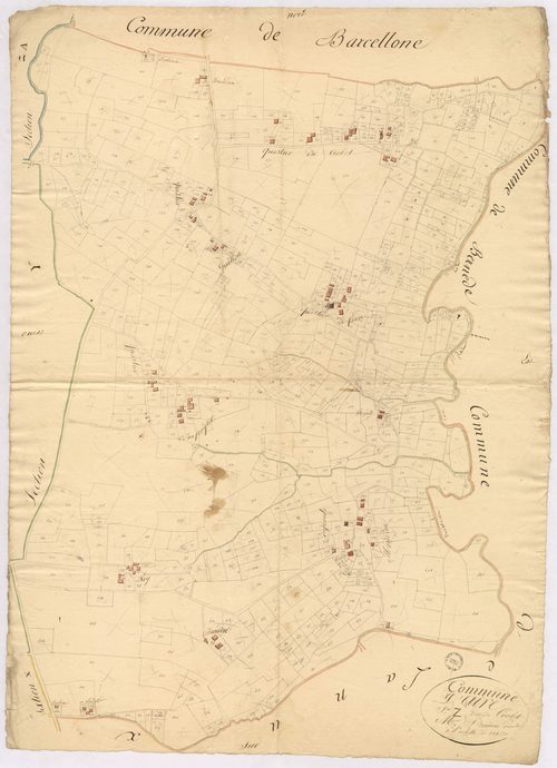 Aire-sur-l'Adour - Section Z, dite du Crabot, par Préneron géomètre