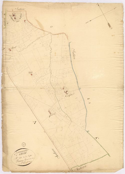 Aire-sur-l'Adour - Section ZB, dite du Compère, par Préneron géomètre