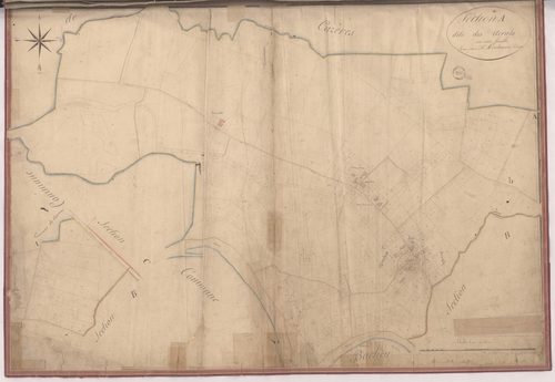 Aire-sur-l'Adour - Section A, dite des Arrats, par Montauzié géomètre