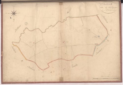 Aire-sur-l'Adour - Section E, dite de Subéhargue, par Montauzié géomètre