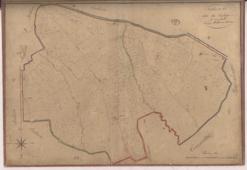 Aire-sur-l'Adour - Section O, dite du Castera, par Préneron géomètre