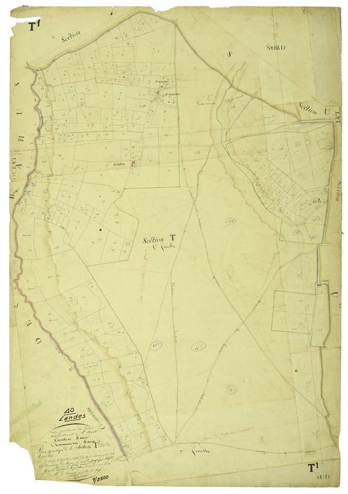 Aire-sur-l'Adour - Section T, feuille 1