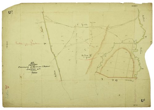 Aire-sur-l'Adour - Section U, feuille 2