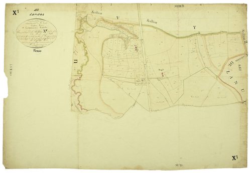 Aire-sur-l'Adour - Section X, feuille 1