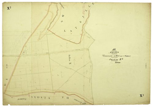 Aire-sur-l'Adour - Section X, feuille 2