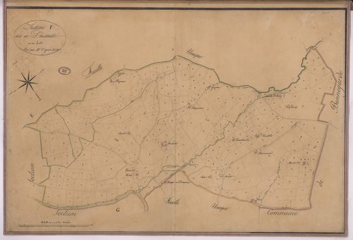 Amou - Section F, dite de Loustalot, par Espéron géomètre