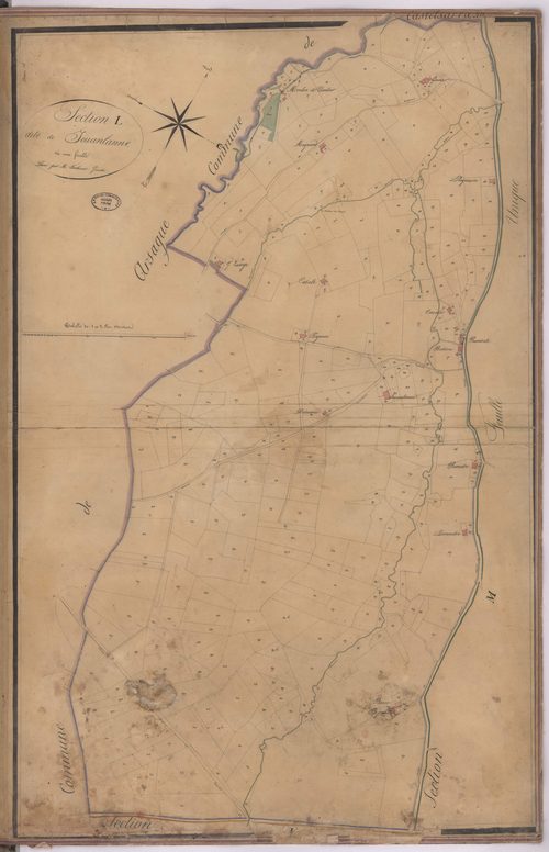 Amou - Section L, dite de Jouanlanne, par Farthouat géomètre