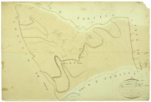 Angoumé - Section B, feuille 1