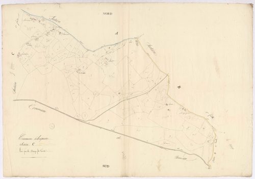 Angresse - Section C, 2e feuille, par Dauga fils géomètre