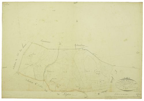 Angresse - Section B, feuille 1