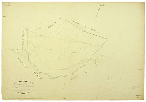 Angresse - Section B, feuille 2