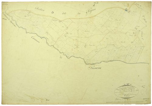 Angresse - Section C, feuille 1