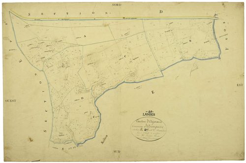 Arengosse - Section E, feuille 2