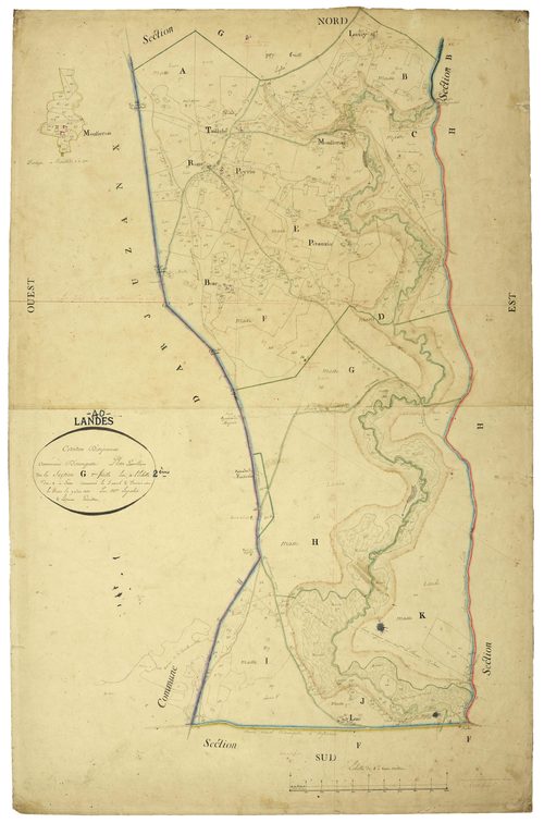 Arengosse - Section G, feuille 2