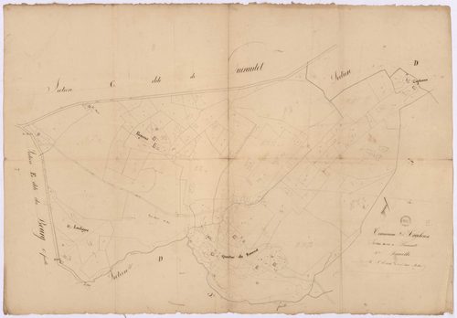Argelouse - Section D, dite de Bournet, 1re feuille