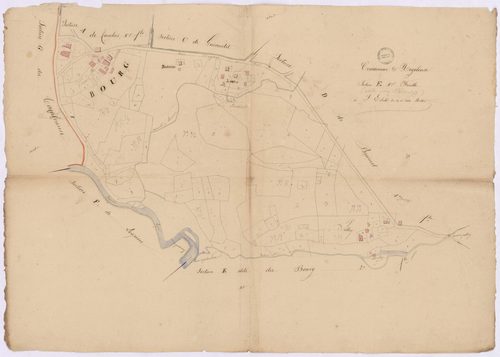 Argelouse - Section E, dite du Bourg, 1re feuille