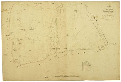 Arsague - Section B, feuille 2