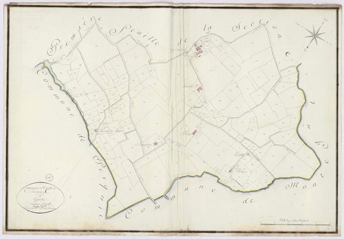 Arthez-d'Armagnac - Section C, dite d'Eyres, 2e feuille, par Brun géomètre