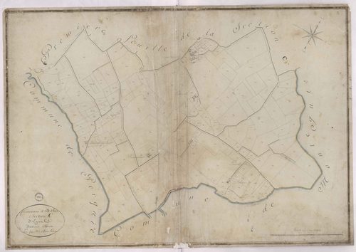 Arthez-d'Armagnac - Section C, dite d'Eyres, 2e feuille, par Brun géomètre
