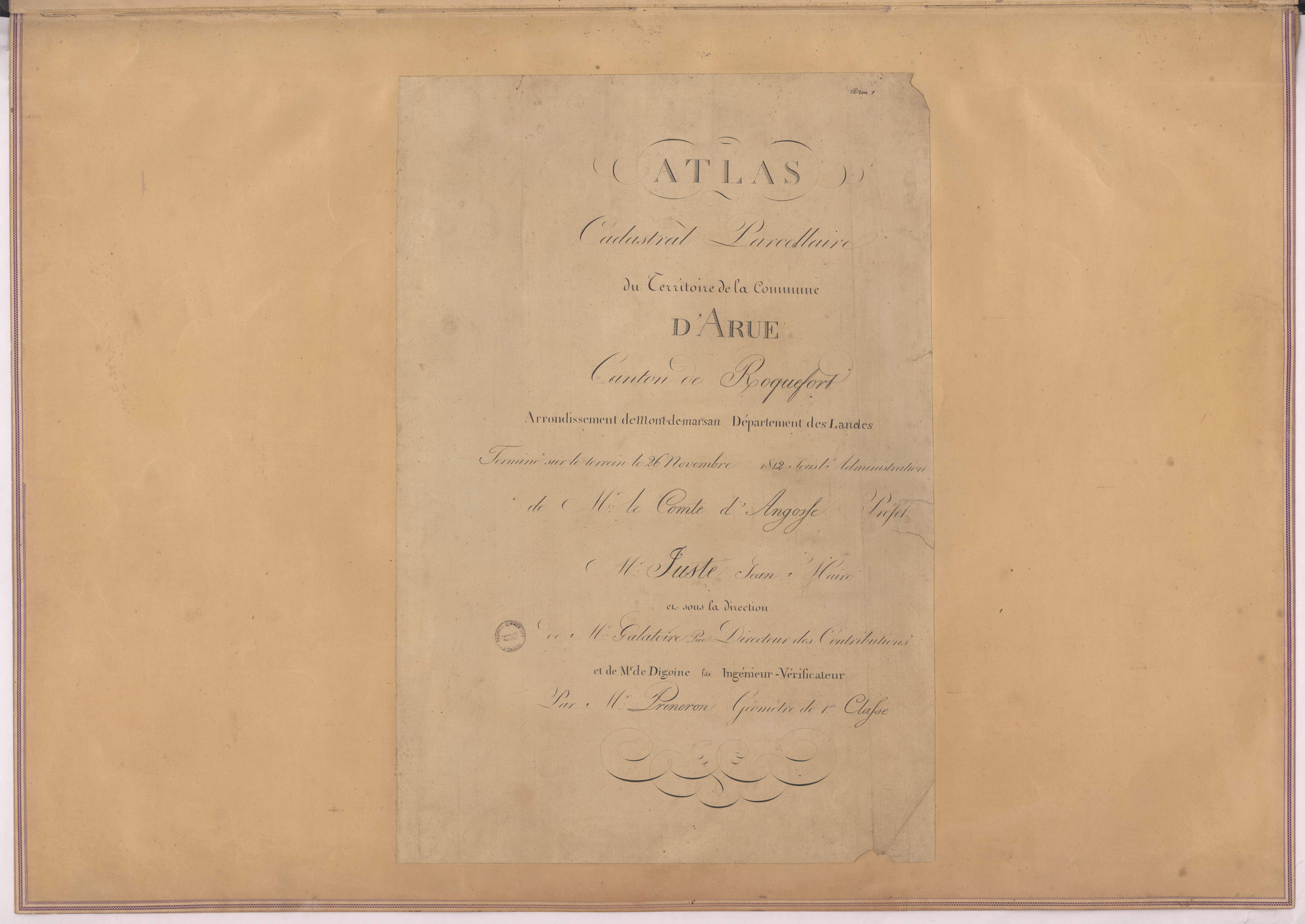 Arue - Page de titre