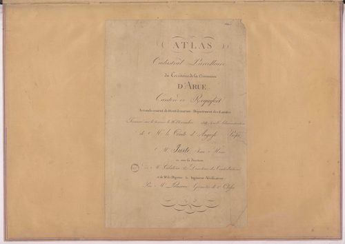 Arue - Page de titre