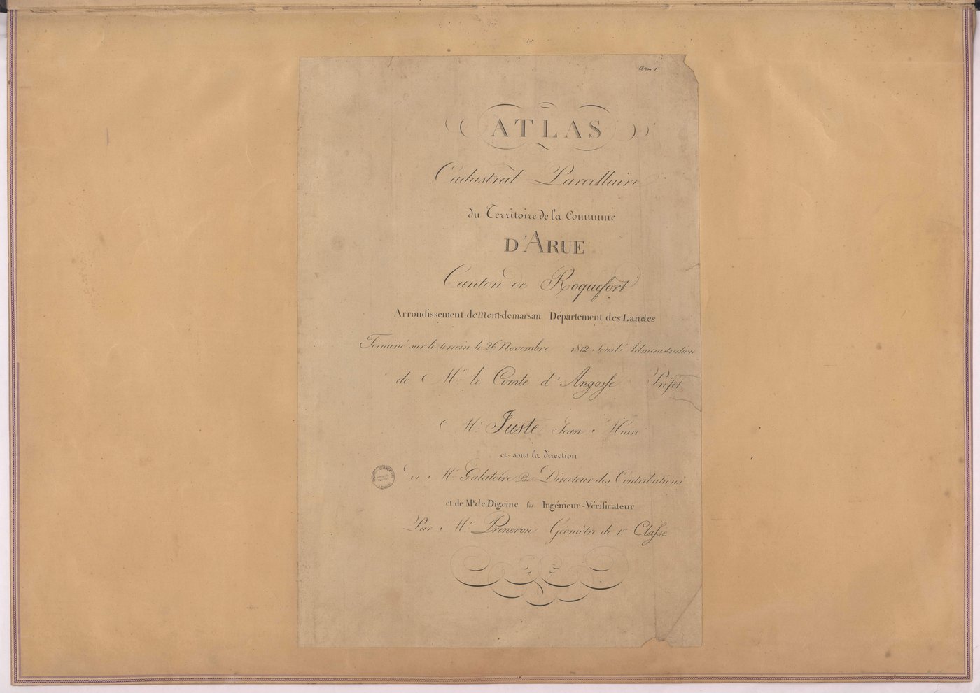 Arue - Page de titre